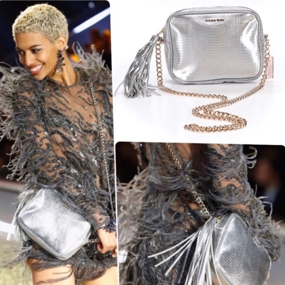 Victoria’s Secret Silver Crossbody Purse - Picture 2 of 5
